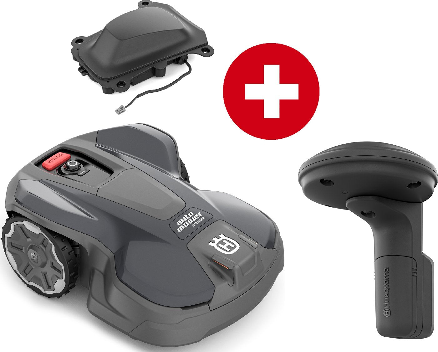 Husqvarna Automower 320 NERA avec EPOS RS1 et EPOS Plug-In – modèle 2025-Neuf - Image 1